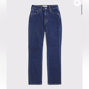 Abercrombie & Fitch Ultra High Rise Ankle Straight Jeans